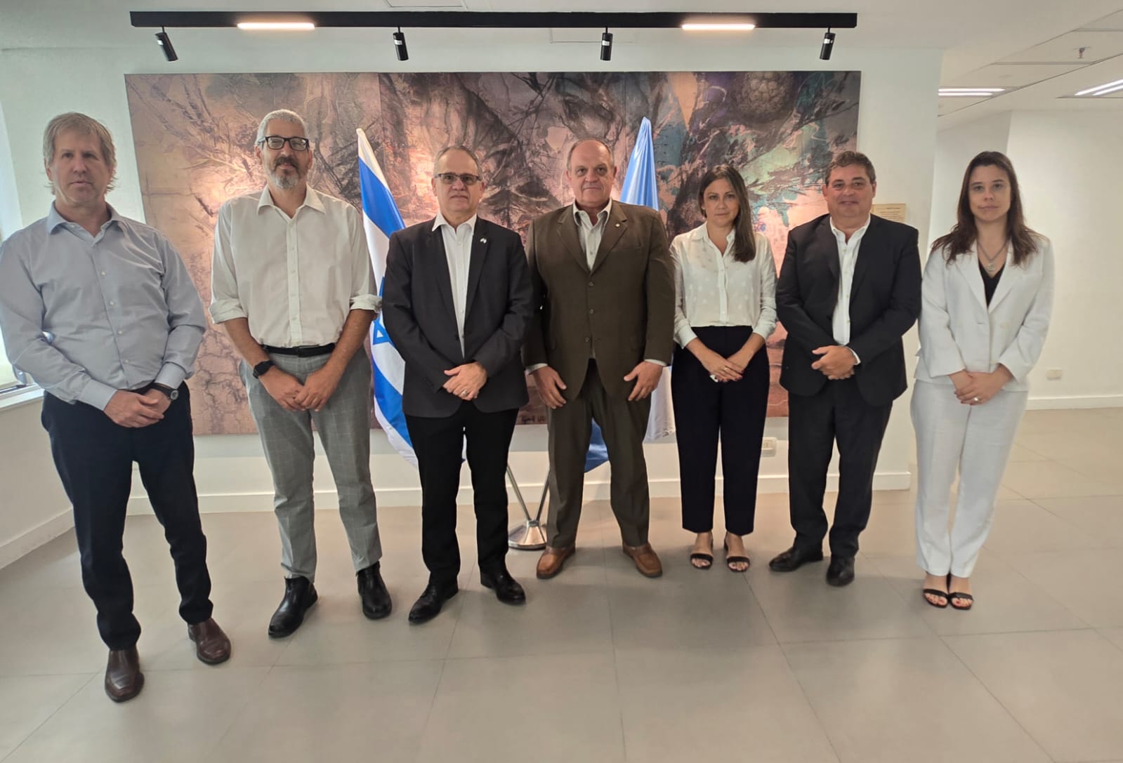 Fundación ArgenINTA e INTA mantuvieron una reunión de trabajo en la Embajada de Israel en Argentina